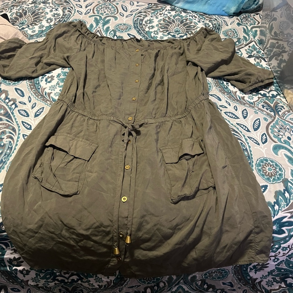 J for Justify Olive Green Dress